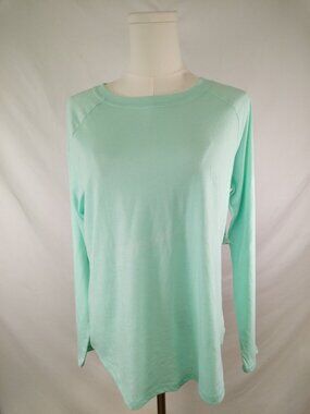 NWT SO Women's Mint Green Long Sleeve Top Sz M